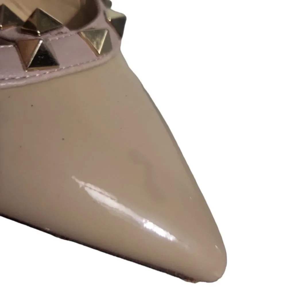VALENTINO Nude Rockstud Cages Pump‎ 100mm Size 39